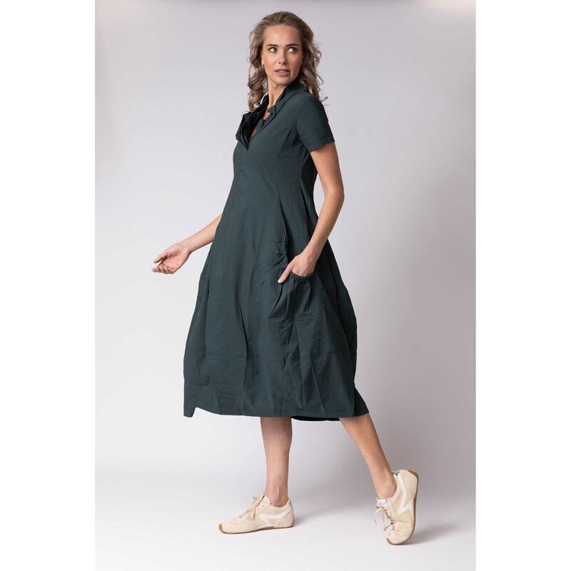 Rundholz Long Sleeve Coat Dress image number 5